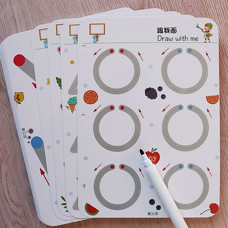 Tập Tô Vẽ Xóa Được 64 Trang Chính hãng Tiết kiệm - Hình ảnh 5