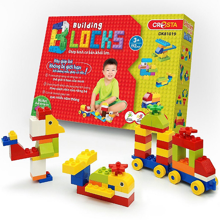 Đồ Chơi Ghép Hình Cơ Bản Cresta Chính hãng Ưu đãi - Hình ảnh 2