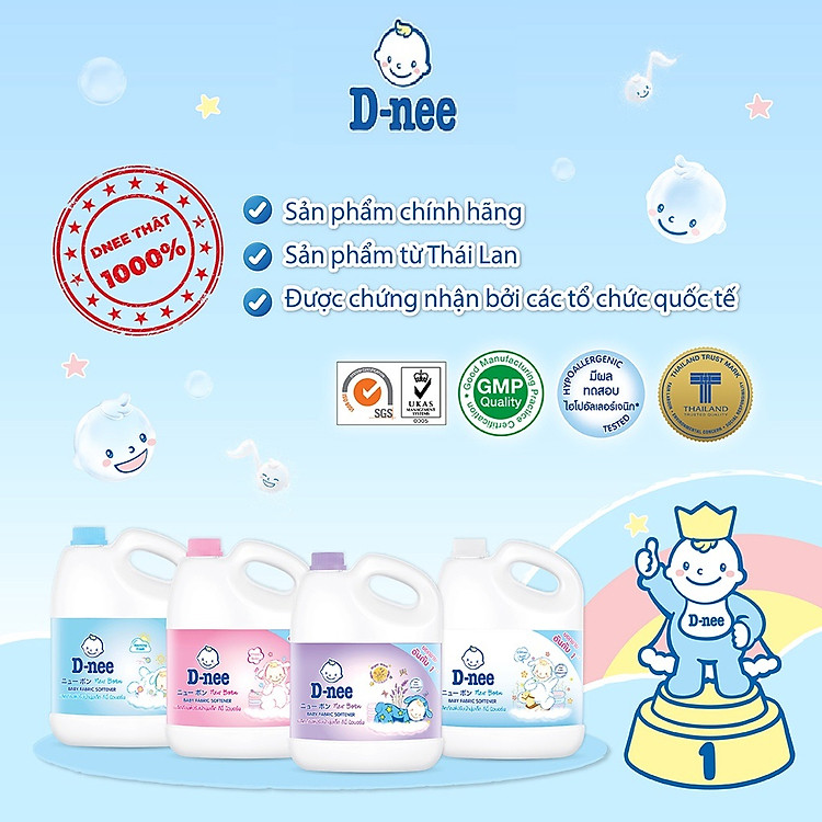 Mua Dung Dịch Xả Quần Áo Cho Bé D-nee Chính hãng Tiết kiệm - Hình ảnh 4