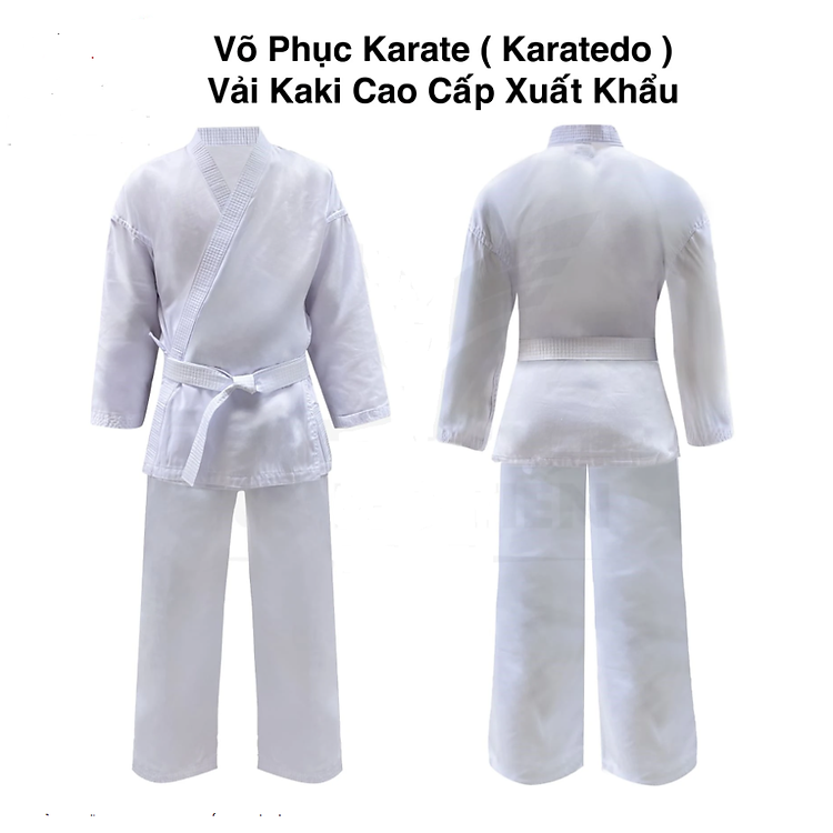 Bộ Đồ Võ phục Karate Nhiều Size Kèm Đai | Quần Áo Tập Võ, Trang Phục Võ Thuật | Đồng Phục Tập Võ Karate