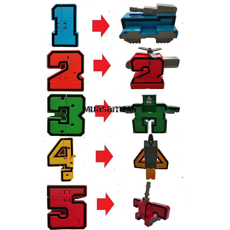 Đồ Chơi Lắp Ghép Số Biến Hình Robot Chính hãng Ưu đãi - Hình ảnh 3