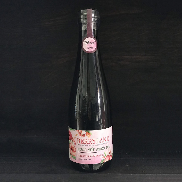 Nước cốt hoa Atiso đỏ BerryLand 500ml