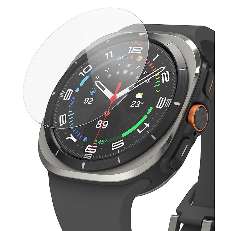 Kính Cường Lực có khung hỗ trợ dán Kai.N HD Dành Cho Samsung Galaxy Watch Ultra/ Galaxy Watch 7/ Galaxy Watch 8_ Hàng chính hãng