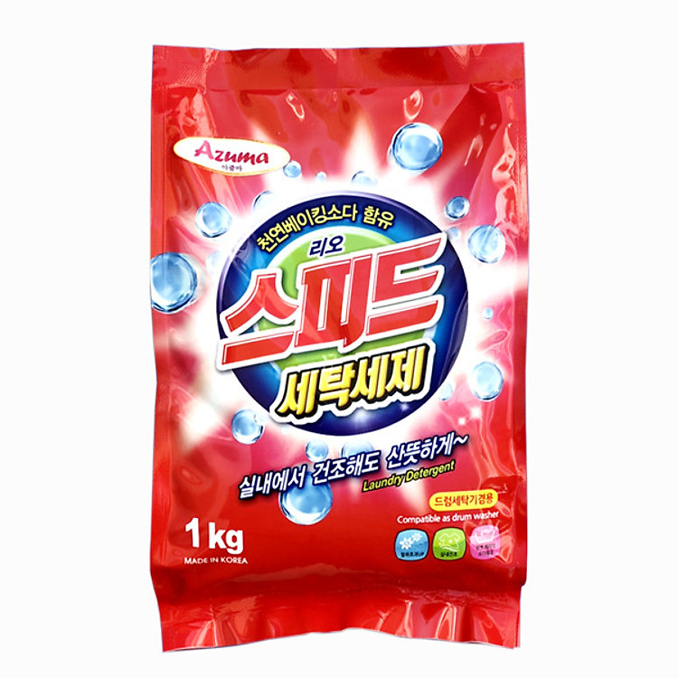 Bột giặt AZUMA SpeepUp hương gió biển 1kg