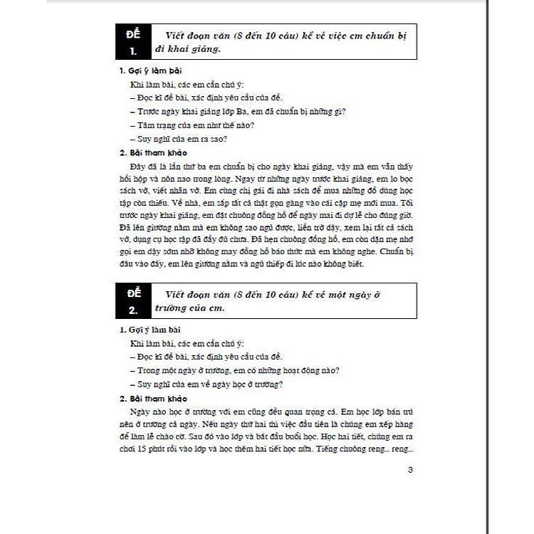 Những Bài Làm Văn Mẫu Lớp 3 - Dùng Chung Cho Các Bộ SGK Hiện Hành - Ảnh 3