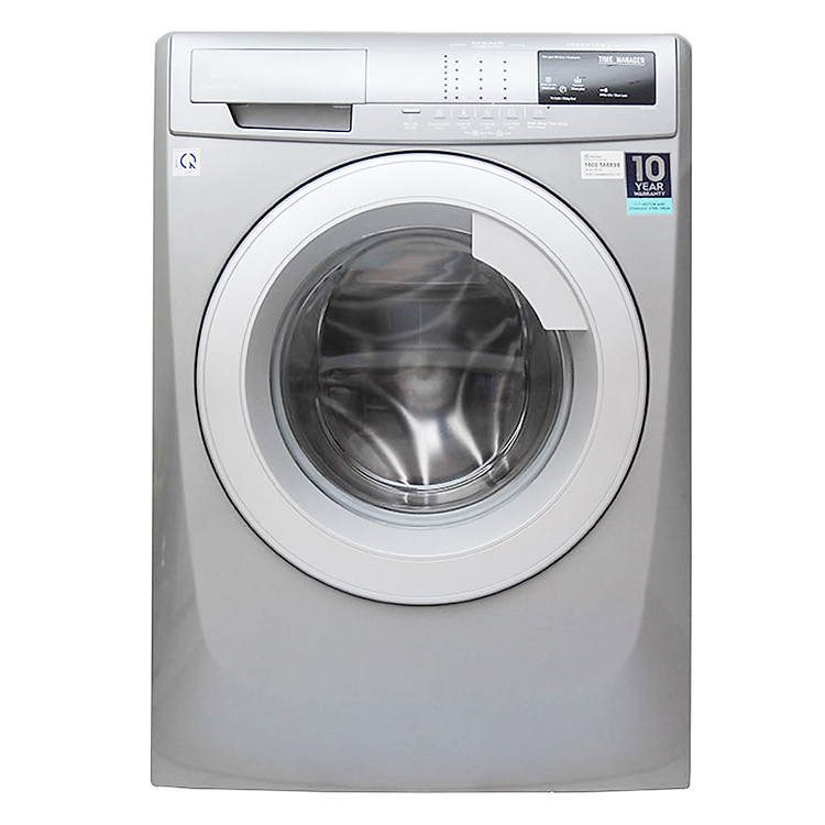 Máy Giặt Cửa Ngang Inverter Electrolux EWF12844S (8.0 Kg) - Xám Bạc - Hàng Chính Hãng