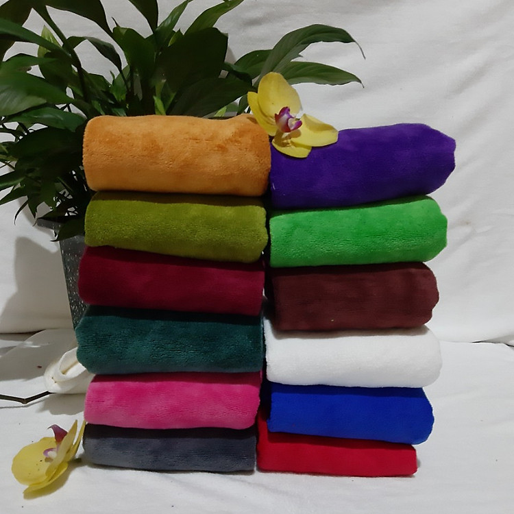 Combo 5 khăn mặt sợi tre cao cấp xuất Nhật (30 x 50 cm) - Chính hãng