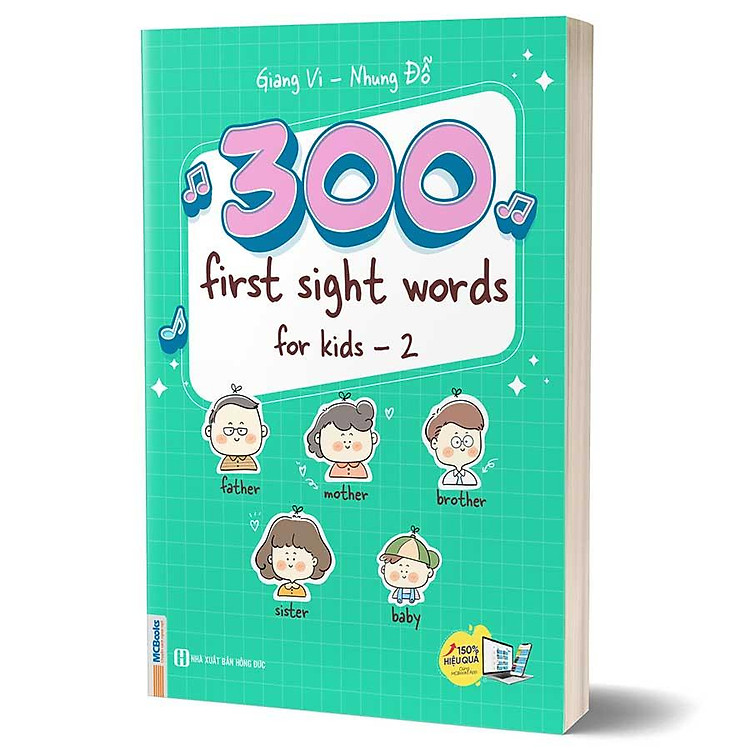300 First Sight Words For Kids – Tập 2