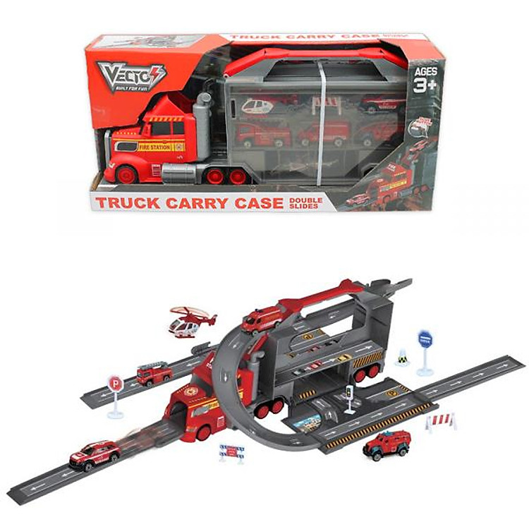 Mua Bộ Đồ Chơi Xe Tải Cứu Hỏa Vecto VT111 Chính hãng Giá tốt - Hình ảnh 2
