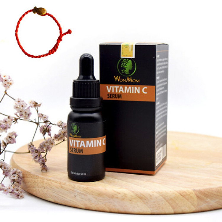 Serum vitamin C Wonmom tặng kèm vòng Phong Thủy Cho Em Bé