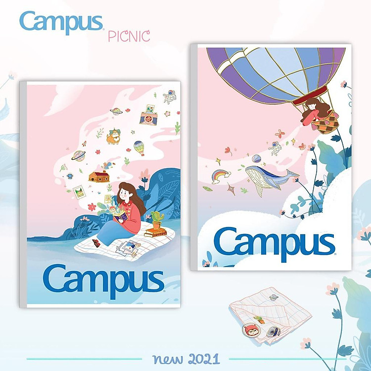 Vở KN Campus PICNIC (80 trang) (Lốc 10 quyển)