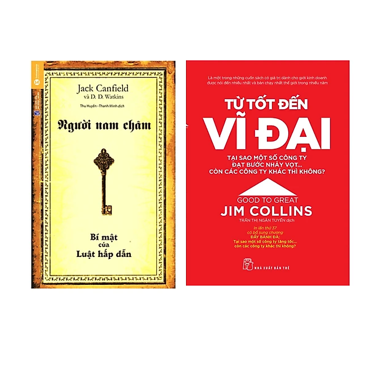 Combo 2Q : Từ Tốt Đến Vĩ Đại (Tái bản 2021) + Người Nam Châm (Tái Bản 2019) ( Sách Kỹ Năng Sống / Phát Triển Bản Thân / Tư Duy Trong Kinh Doanh Thành Công)