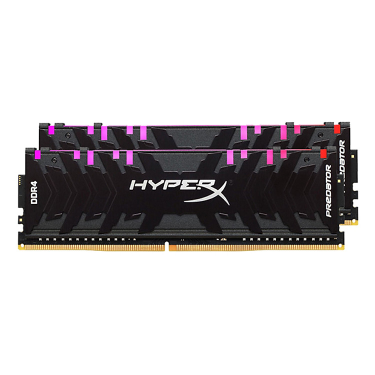 Bộ 2 Thanh RAM PC Kingston 16GB HyperX Predator (2 x 8GB) DDR4 RGB 3200MHz HX432C16PB3AK2/16 - Hàng Chính Hãng