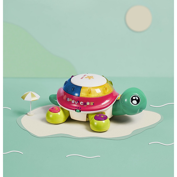 Đồ Chơi Rùa Tập Bò, Có Nhạc, Đèn Led - BabyCare