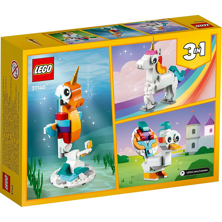 LEGO Creator 31140 Kỳ Lân Sắc Màu Chính hãng Ưu đãi - Hình ảnh 5