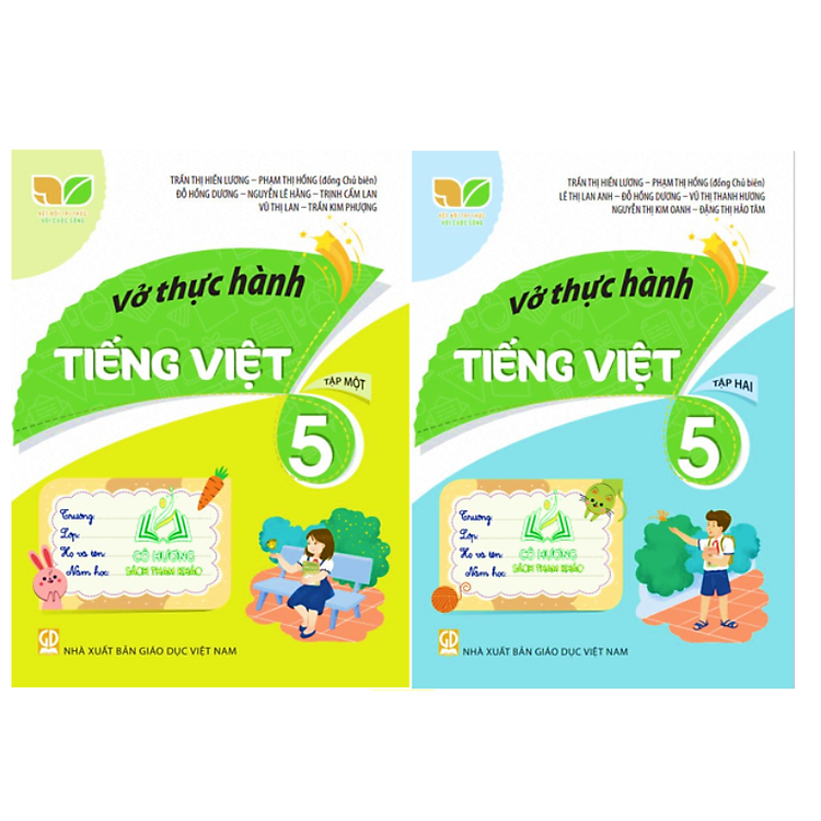 Vở thực hành tiếng Việt 5 – Tập 1 + 2 (Kết Nối)