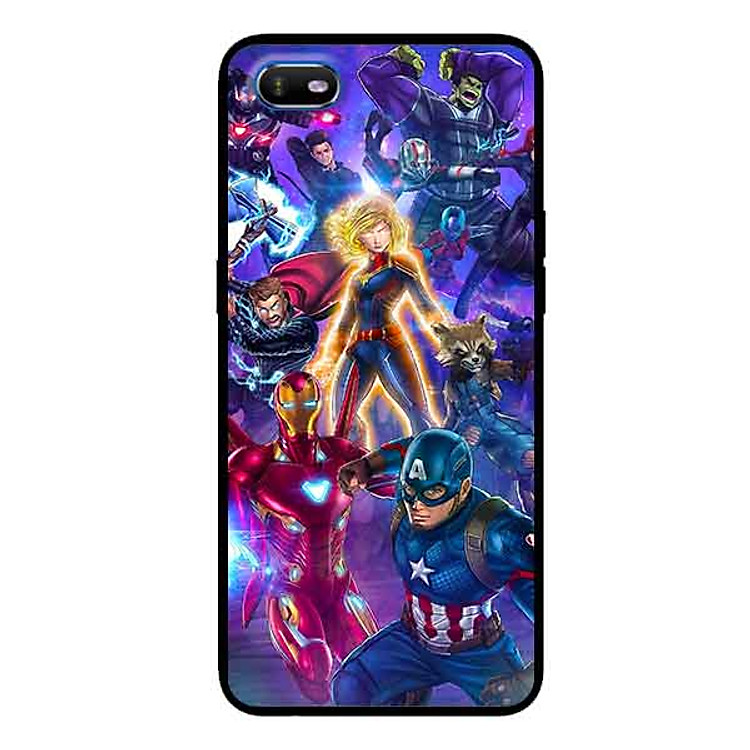Ốp Lưng in cho Oppo A1K Mẫu Biệt Đội Anh Hùng - Hàng Chính Hãng