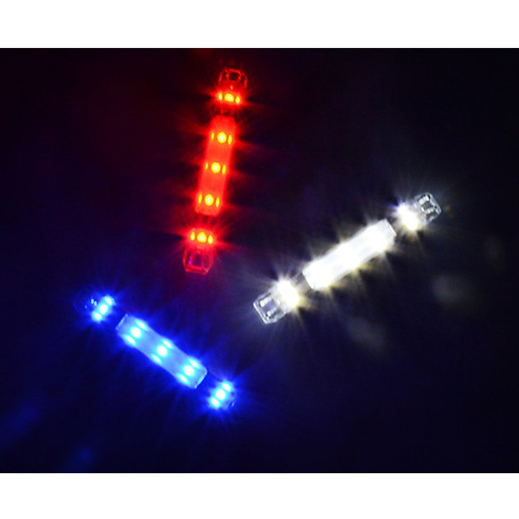 Đèn 5 LED Cảnh báo sau Xe Đạp giúp đạp xe an toàn ban đêm 4 chế độ sáng, có sạc