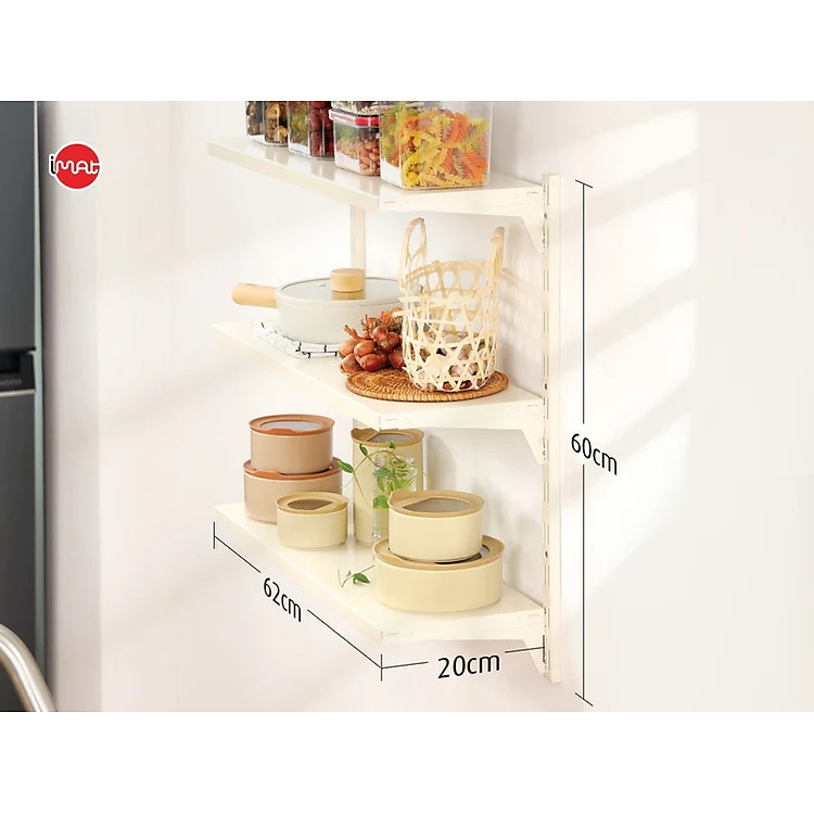 Kệ lắp ráp DIY 3 tầng mâm sắt