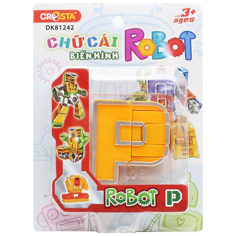 Mua Đồ Chơi Lắp Ráp Robot Chữ Cái P Chính hãng Tiết kiệm - Hình ảnh 3