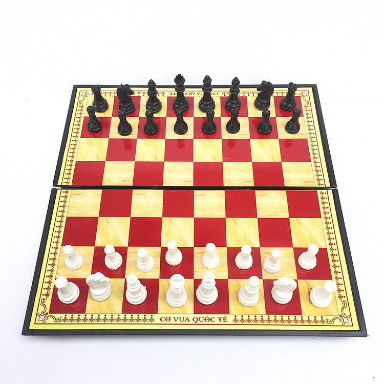 Bộ cờ vua nam châm 36cm x 36cm hộp vàng