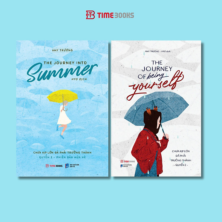Combo sách song ngữ Just For Youth + Being Yourself + The Journey Into Summer + The Journey Of Youth