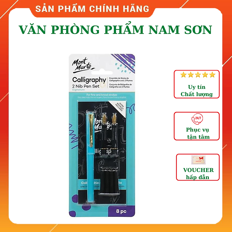 Bộ Bút Calligraphy Mont Marte