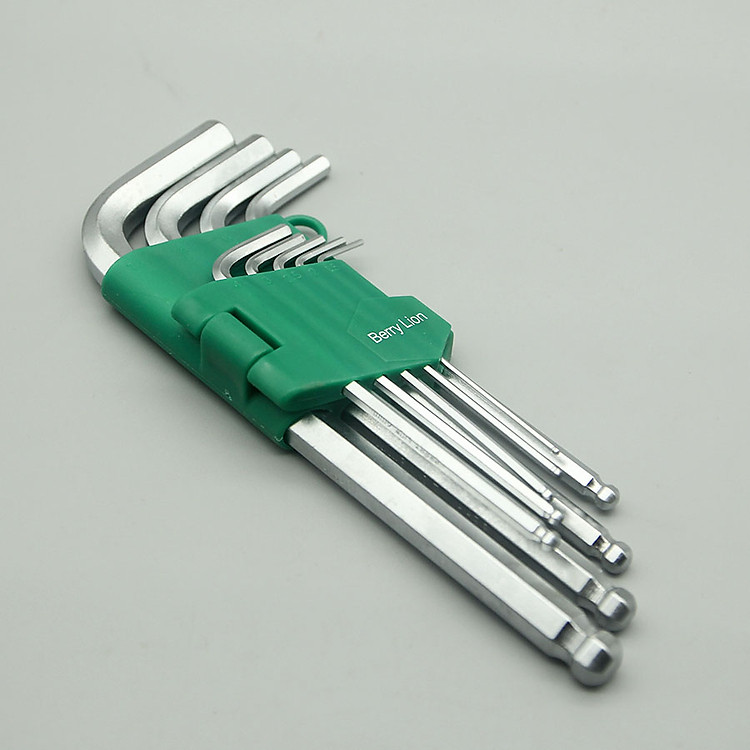 Bộ lục giác đầu bi chữ L 9 cây