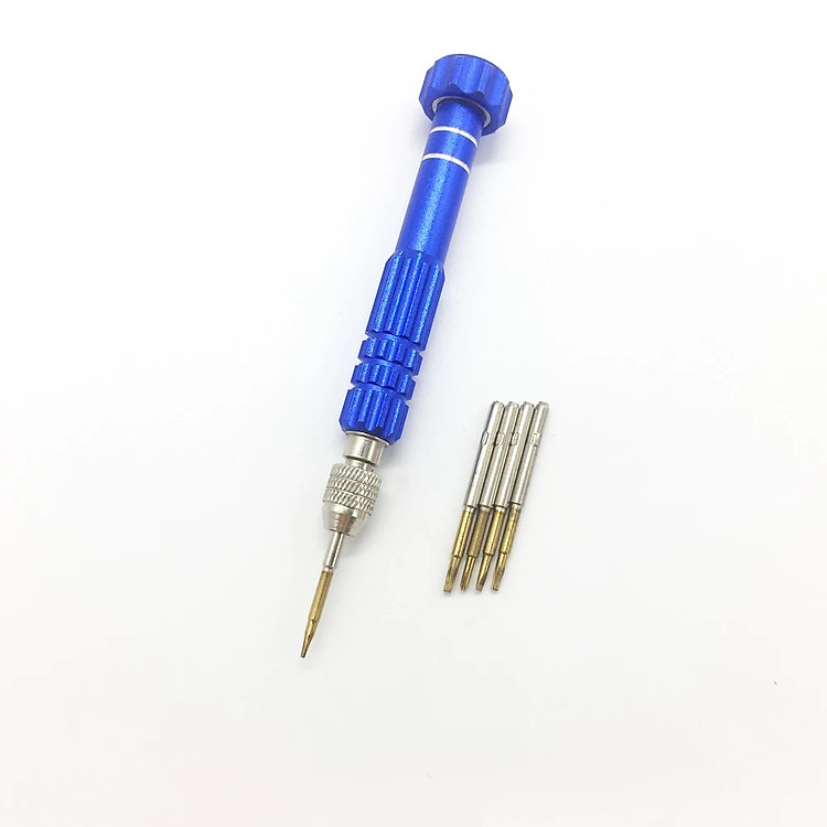 Tua Vít Mini Đa Năng Bỏ Túi Giúp Tháo Mở Sửa Chữa Điện Thoại/ Máy Tính/ Lap Top Tiện Lợi Với 5 Đầu Mũi Tua Vít Khác Nhau Kavisota