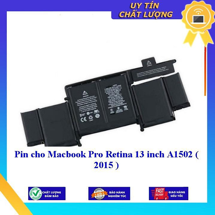 Pin cho Macbook Pro Retina 13 inch A1502 ( 2015 ) - Hàng Nhập Khẩu New Seal
