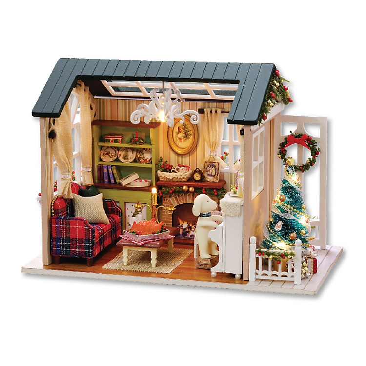 Mô hình tự lắp ráp: Nhà mùa lễ hội DIY