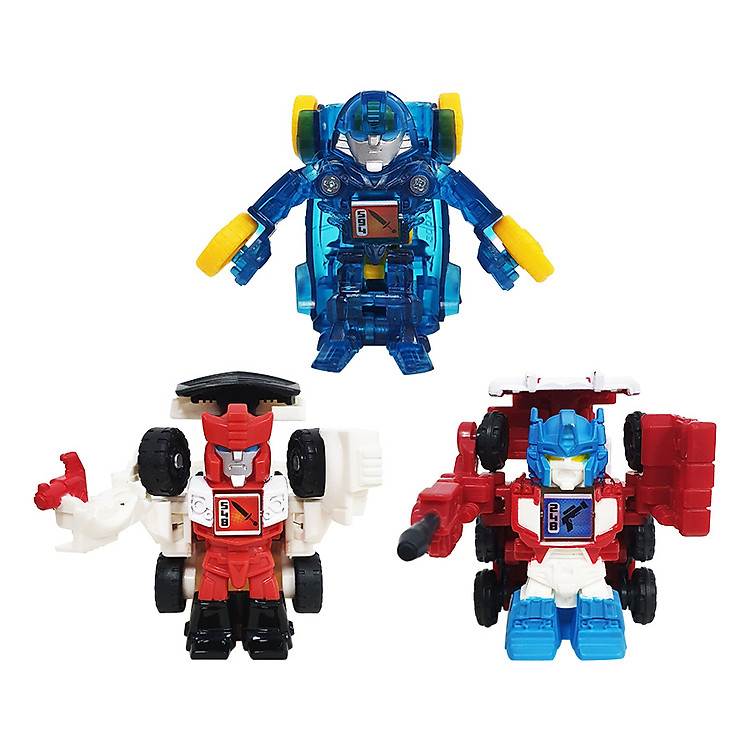 Mô Hình (Red alert - Ultra Magnus - Mirage) Bộ 3 robot Transformer Bot shots Battle game Hasbro