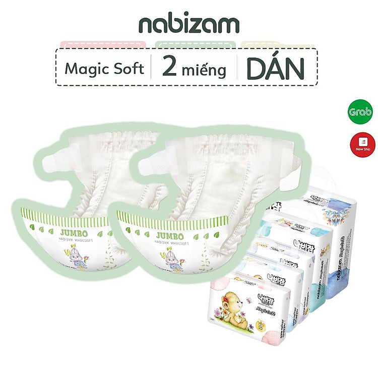 Tã Dán NABIZAM Magic Soft Cho Bé Chính hãng Giá rẻ