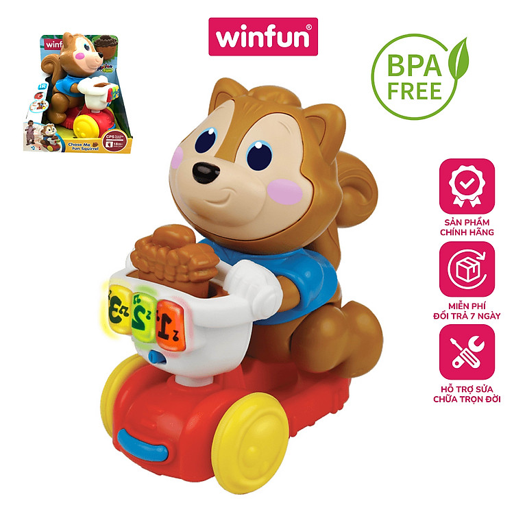 Mua tại MyKingdom: Sóc nâu cảm ứng tập bò Winfun 1148 - Ngập tràn khuyến mãi