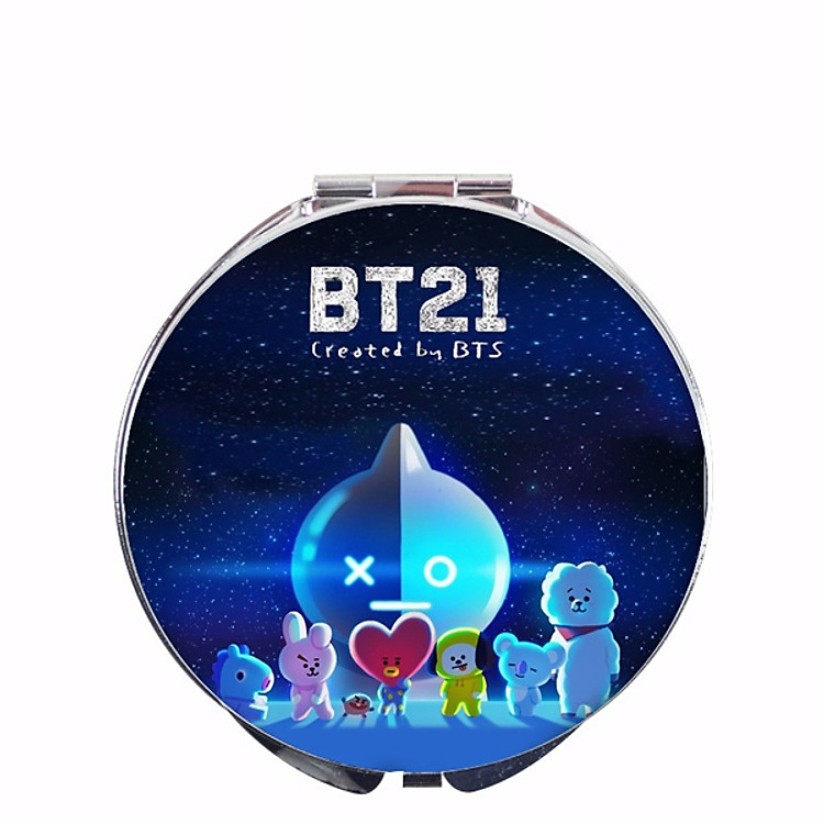 Gương BTS, gương BTS chibi 2 mặt tiện lợi xinh xắn