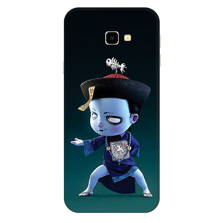 Ốp lưng nhựa cứng nhám dành cho Samsung Galaxy J4 Plus in hình Tiểu Cương Thi Nam