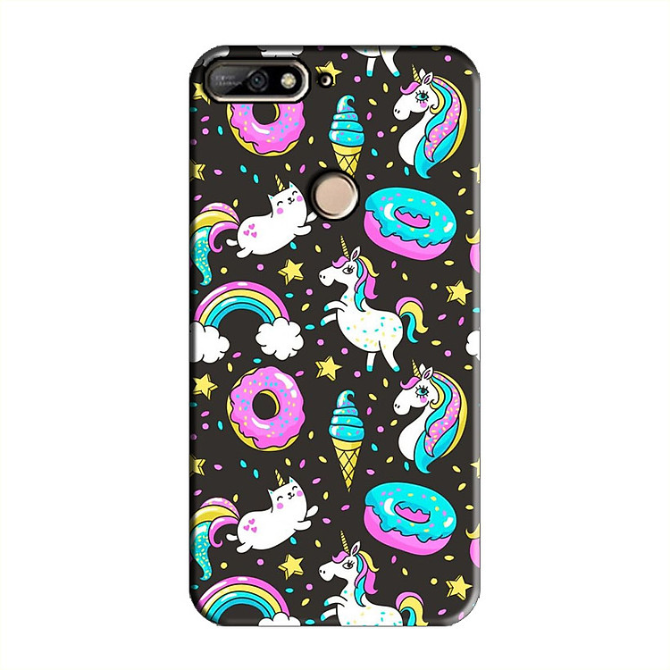 ỐP LƯNG IN HÌNH UNICORN DÀNH CHO Huawei Y7 Pro 2018