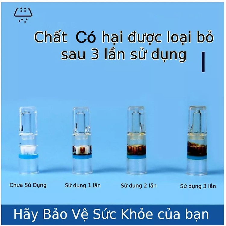Hộp 100 Đầu Lọc Bảo Vệ Sức Khoẻ Có Đầu Chuyển - Ảnh 6
