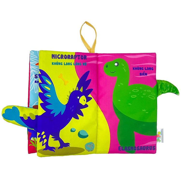 Mua Sách Vải Tương Tác Đuôi Khủng Long Chính hãng Giá rẻ - Hình ảnh 5