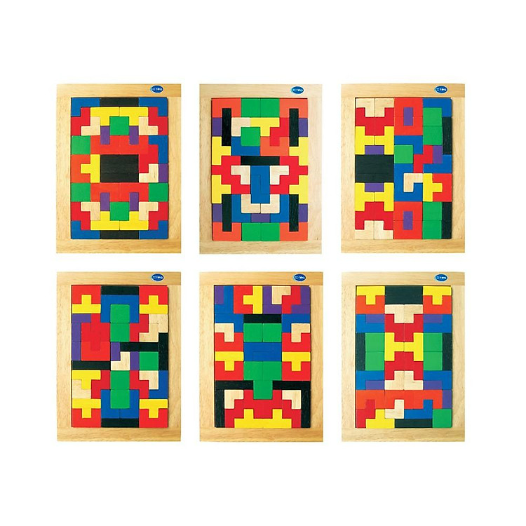 Mua Bộ xếp gạch gỗ Winwintoys 67152 Chính hãng Giá tốt - Hình ảnh 4