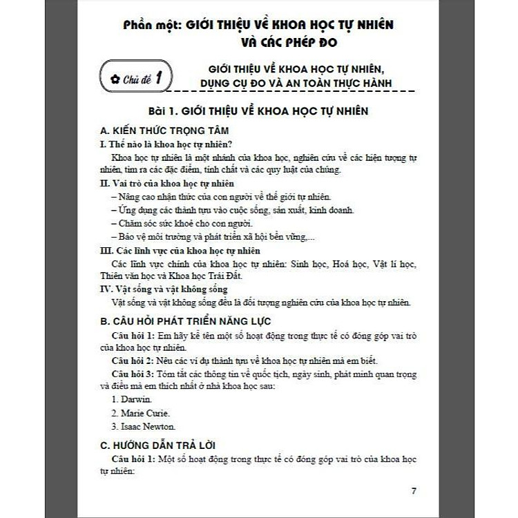 Bồi Dưỡng Khoa Học Tự Nhiên Lớp 6 - Ảnh 7