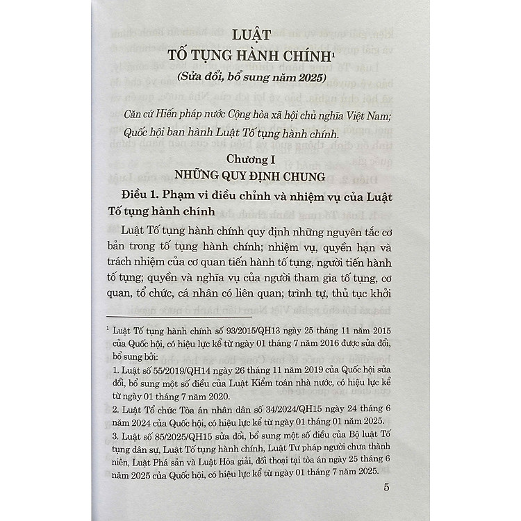Luật Tố Tụng Hành Chính (Sửa Đổi, Bổ Sung 2025) - Ảnh 3