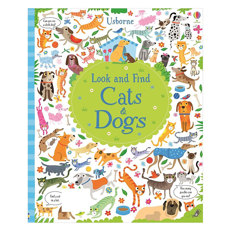 Sách Usborne Look and Find Cats and Dogs