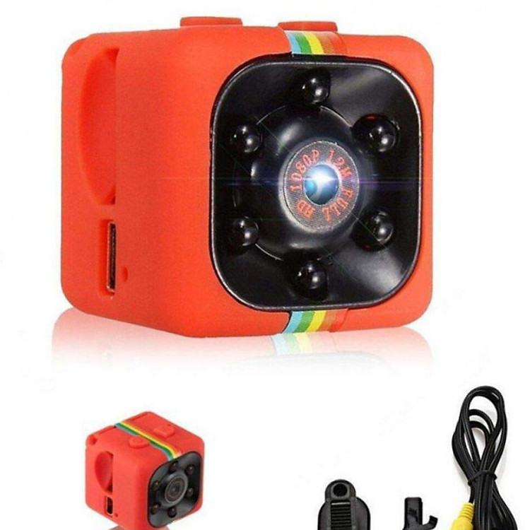 Camera Hành Trình Siêu Nhỏ Quay Đêm Hồng Ngoại Tầm Nhìn Xa Phân Giải Cao SQ11 Full HD 1080 12M