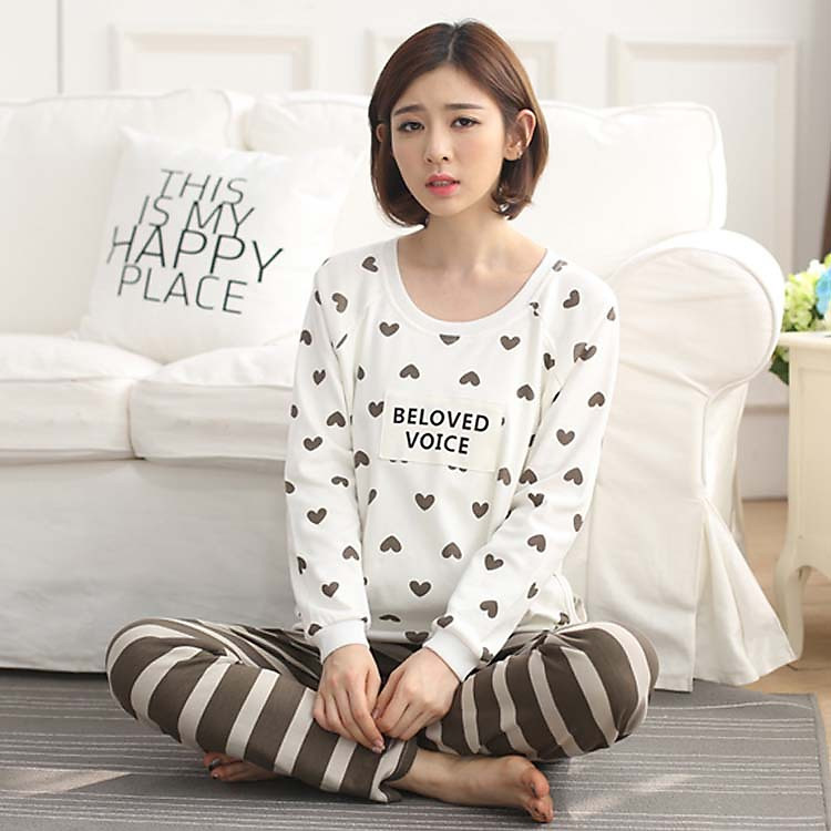 Bộ đồ bầu sau sinh cho con bú 100% Cotton