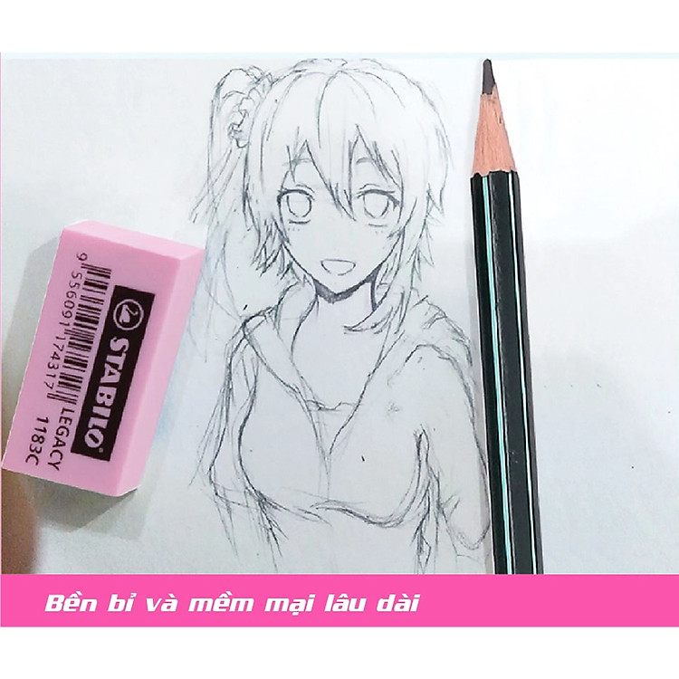 Gôm nhỏ STABILO Legacy (ER183C, ER183W) - Ảnh 3