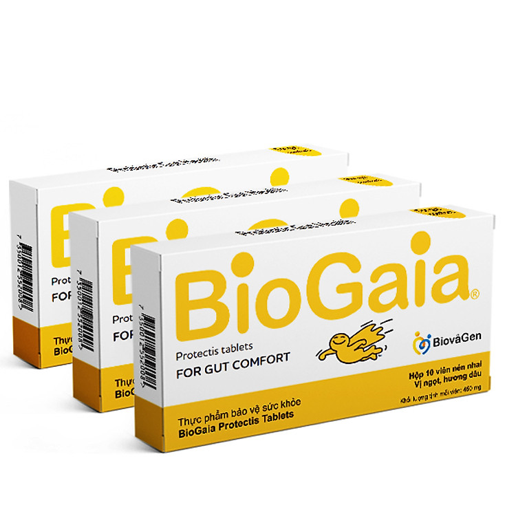 Combo Thực phẩm chức năng Men vi sinh BioGaia Protectis cho bà bầu