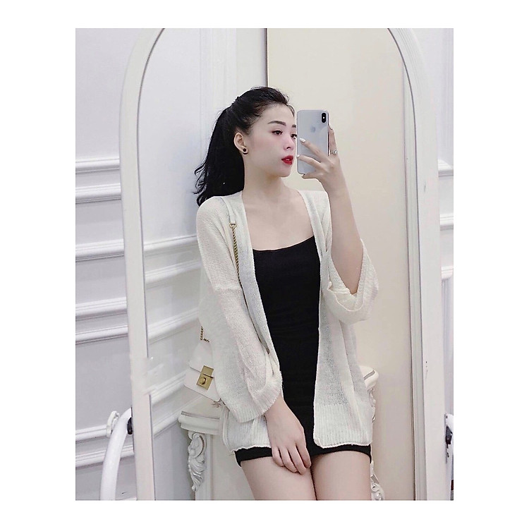 Áo Khoác Cardigan Len Dệt Mỏng AL121