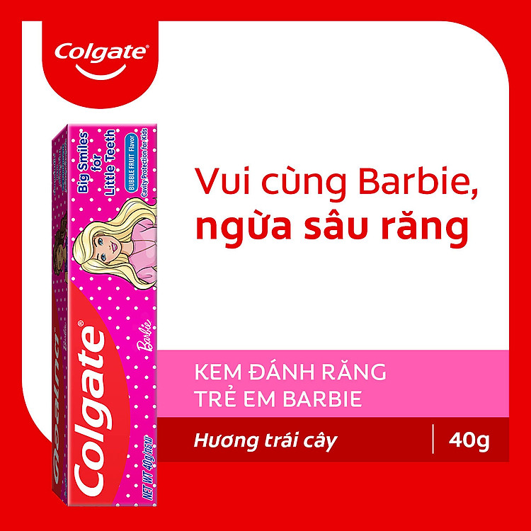 Mua Kem Đánh Răng Colgate Barbie Hương Dâu Chính hãng Giá rẻ - Hình ảnh 5