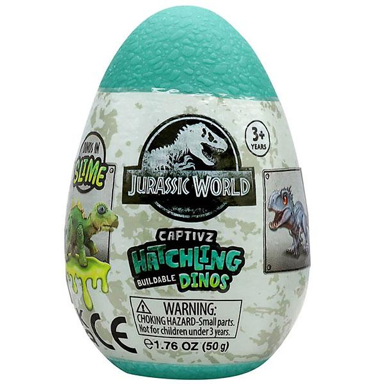 Trứng Slime Khủng Long Jurassic World Captivz Hatchling Buildable Dinos - Toy Monster JW-HC-14CDU (Mẫu Sản Phẩm Bên Trong Là Ngẫu Nhiên)